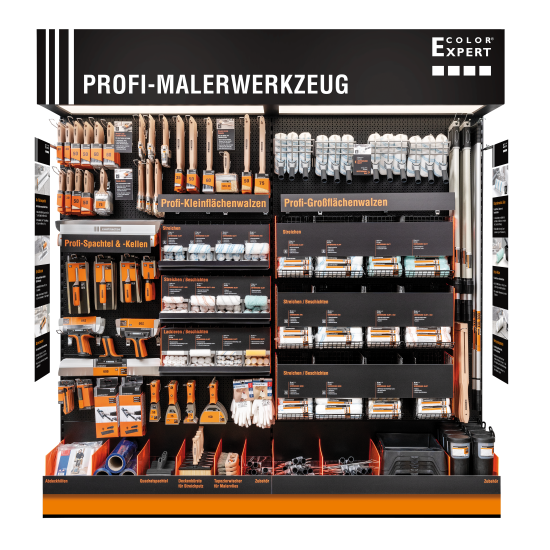 Sortimente für Profi-Kunden gewinnen im Baumarkt zunehmend an strategischer Bedeutung: Handwerker, ambitionierte Heimwerker und mobile Generalisten entwickeln sich zu wichtigen Umsatzträgern, weiß man bei Color Expert.&nbsp;