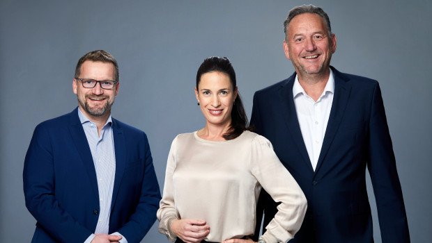 Das Alpina-Führungsteam ab dem kommenden Jahr mit Peter Stechmann (r.), Thomas Sump und Katharina Tillmann. 