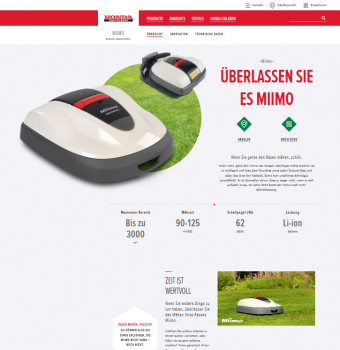 Honda Power Equipment hat seinen Web-Auftritt neu gestaltet. Honda Power Equipment hat seinen Web-Auftritt neu gestaltet.