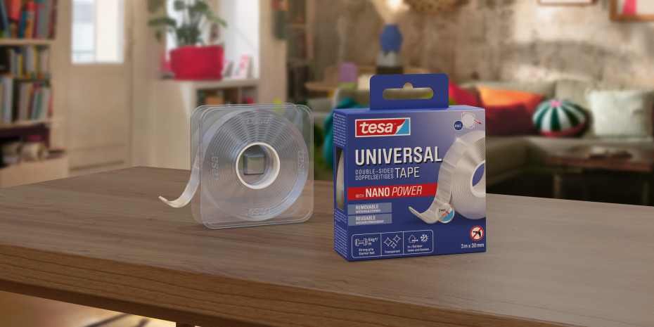 Das Tape sorgt dafür, dass Teppiche nicht mehr verrutschen, Poster, Schilder und Girlanden an der Wand bleiben … Das Tape sorgt dafür, dass Teppiche nicht mehr verrutschen, Poster, Schilder und Girlanden an der Wand bleiben …