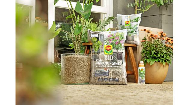 Compo, Granuplant-Konzept, Drainage- und Pflanzgranulat