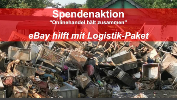 Ebay unterstützt die Aktion „Onlinehandel hält zusammen“ mit einem Logistikhilfspaket.