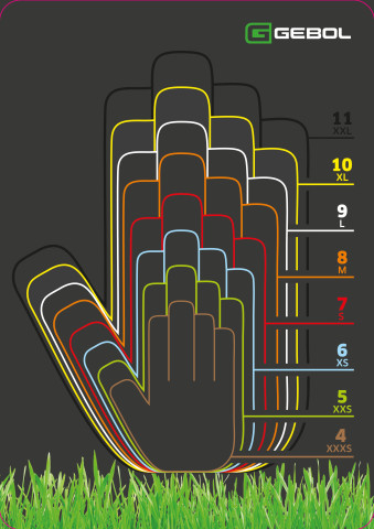 Der Größenfinder hilft dem Endverbraucher bei der Suche nach dem passenden Handschuh.