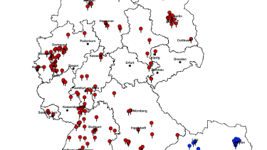 Bauhaus-Standorte in DACH