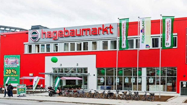 Den Hagebaumarkt in Unterföhring hat die HEV-Gruppe im November 2015 eröffnet.