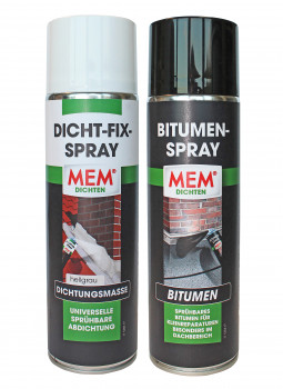 MEM Bauchemie, MEM DICHT-FIX-SPRAY, MEM BITUMEN-SPRAY