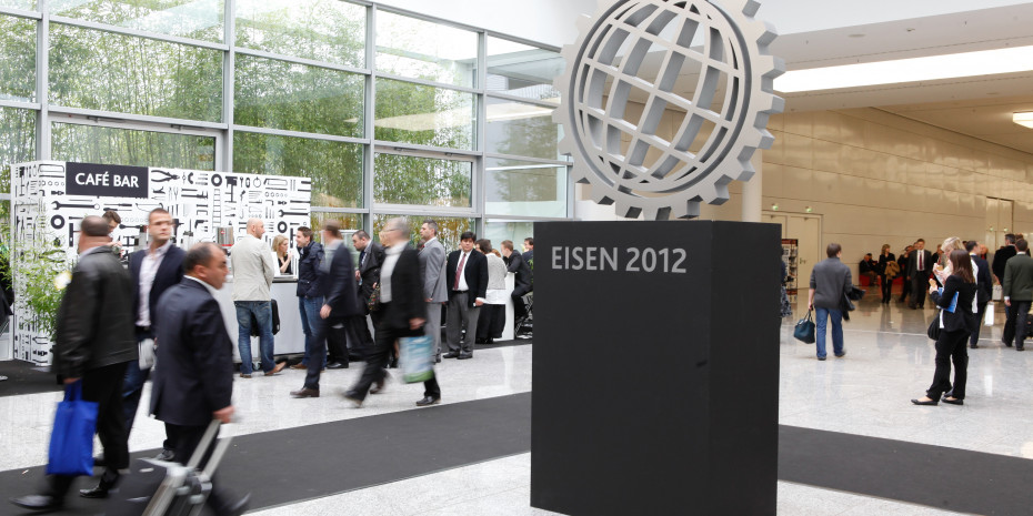 Die Ausstellung ‚Eisen 2012‘ im Mittelboulevard der Koelnmesse.