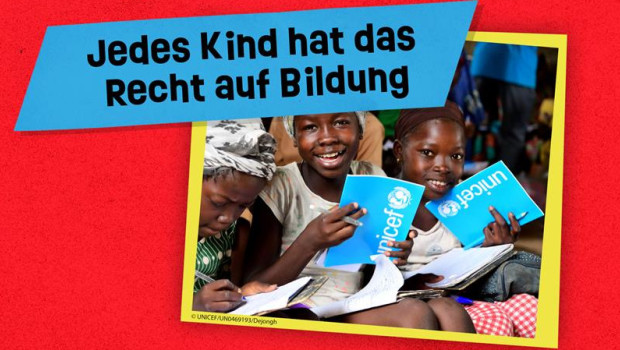 Mit dem Geld sollen Bildungsprojekte in Krisengebieten in Afrika unterstützt werden. 