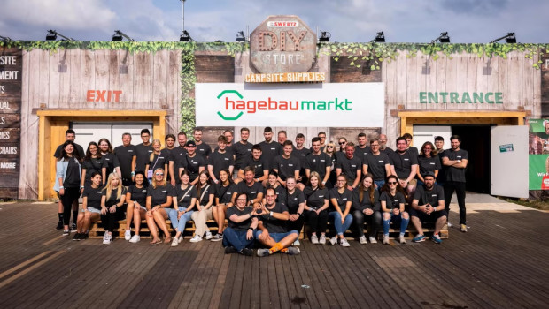 Das rund 60-köpfige Team des hagebaumarkt DIY-Stores by Swertz. 
