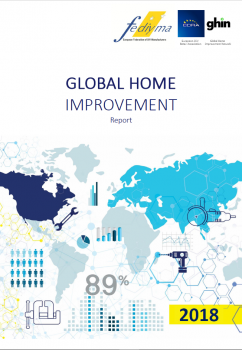 Deckblatt des neu erschienenen Global Home Improvement Report 2018 der European Federation of DIY Manufacturers (Fediyma).