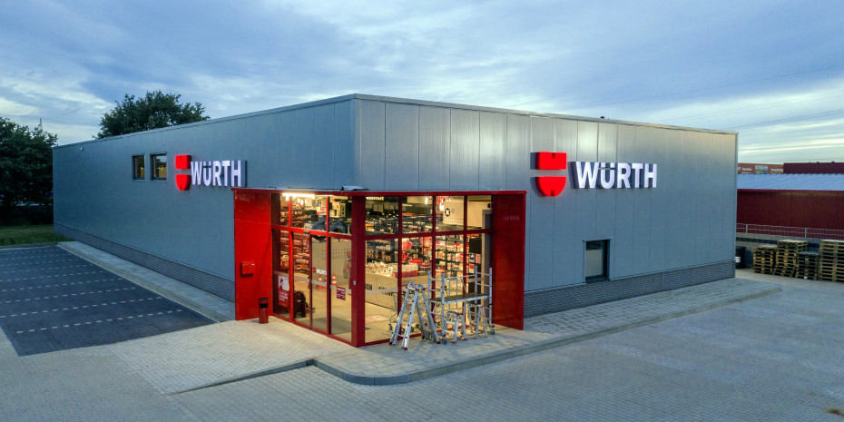 Der neue Flagship-Store von Würth steht in Kamp-Lintfort.