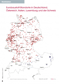 Eurobaustoff-Standorte in Deutschland,