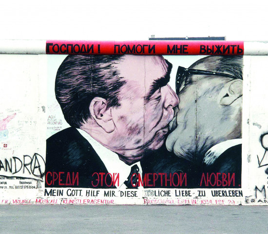 Kunst auf der Berliner Mauer

