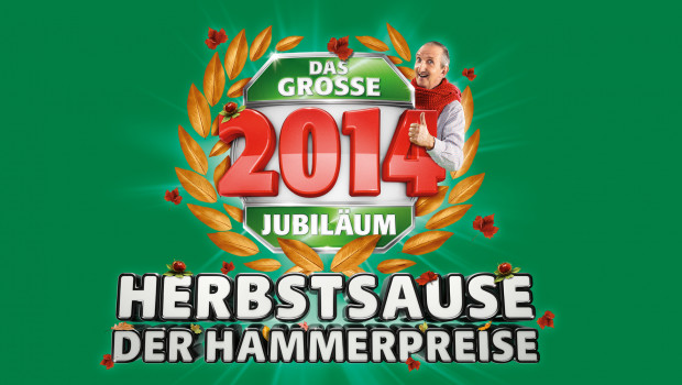 Der Lorbeerkranz aus der Hagebau-Frühjahrswerbung ist jetzt herbstlich gefärbt. Der Lorbeerkranz aus der Hagebau-Frühjahrswerbung ist jetzt herbstlich gefärbt.