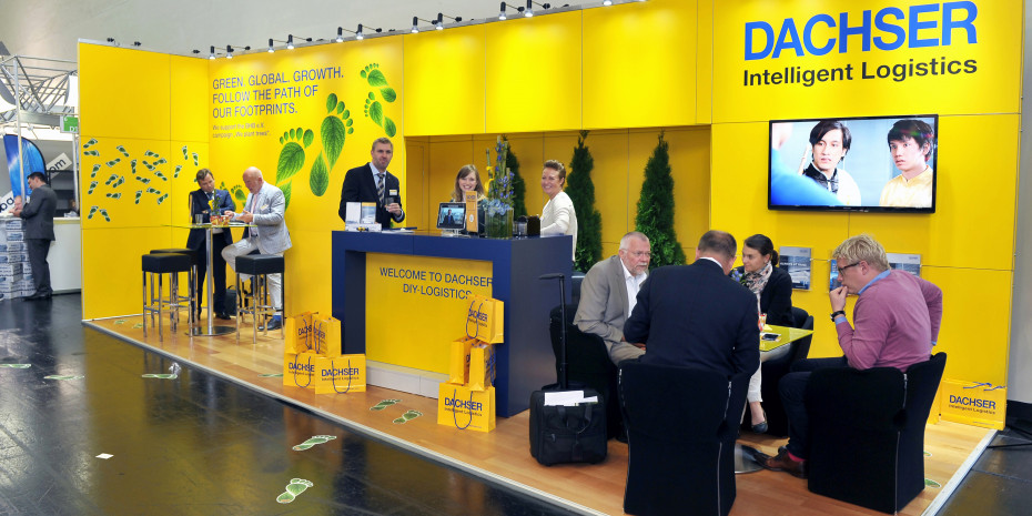 Messestand Dachser