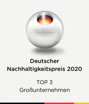 In einer Vorauswahl kam Kärcher in die engere Wahl für den deutschen Nachhaltigkeitspreis 2020.