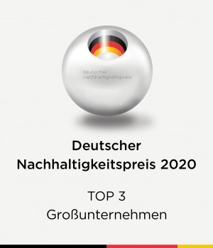 In einer Vorauswahl kam Kärcher in die engere Wahl für den deutschen Nachhaltigkeitspreis 2020. In einer Vorauswahl kam Kärcher in die engere Wahl für den deutschen Nachhaltigkeitspreis 2020.