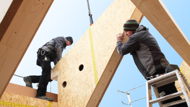 Die Preise für Zimmer- und Holzbauarbeiten stiegen im Berichtsmonat am stärksten.&nbsp;