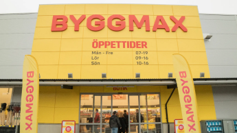 Byggmax-Umsatz gegenüber Rekordquartal stark rückläufig