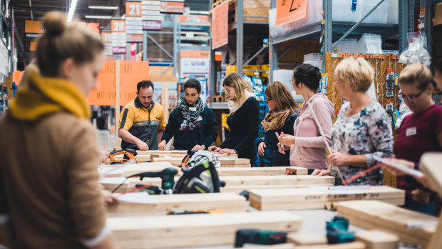 An drei Freitagen im November hieß es in den Hornbach Baumärkten erneut: „Mädels, haut mal wieder auf den Putz!“
