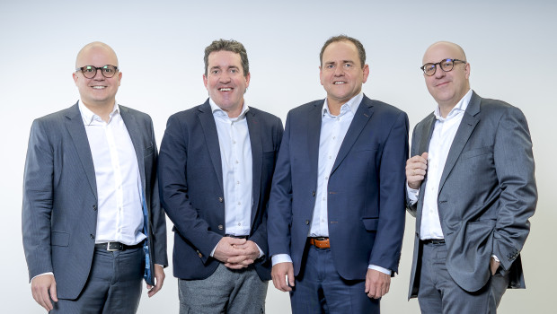 Der Vorstand der EK Retail (v. l.): Jochen Pohle, Chief Retail Officer (CRO), Gertjo Janssen, Chief Retail Officer (CRO), Frank Duijst, Chief Financial Officer (CFO) und Martin Richrath (Chief Executive Officer (CEO).