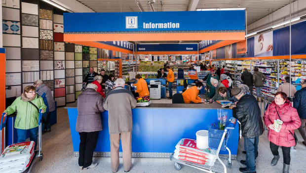 Der 100. Markt von Werkers Welt steht in Waltershausen bei Gotha.