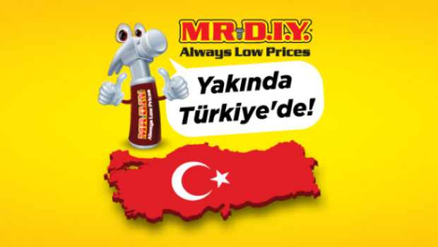 "Demnächst in der Türkei!", verkündet Mr. DIY auf seiner türkischen Website.