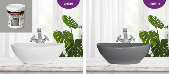 Vorher-nachher-Vergleich einer Modernisierung mit Color Sanitär.