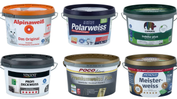 Die meisten weißen Wandfarben überzeugen Die meisten weißen Wandfarben überzeugen
