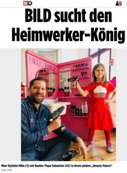 Augenblicklich läuft bei "Bild" eine DIY-Serie, die unter anderem auch den besten Heimwerker Deutschlands sucht (Screenshot von Bild.de).