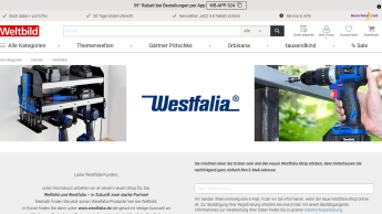 Versandhändler Westfalia startet nach Insolvenz neuen Onlineshop