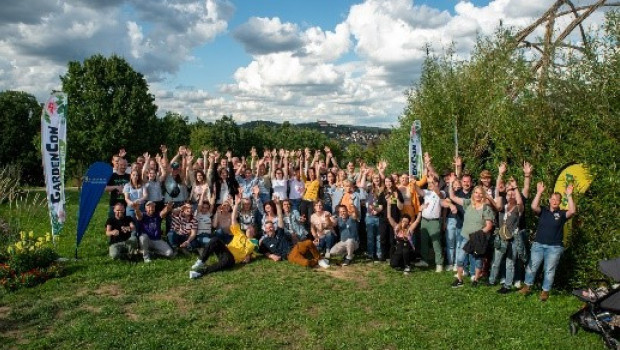 Zum Abschluss der GardenCon gab es Gruppenbild auf der Landesgartenschau.