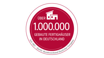 Über eine Million Fertighäuser seit 1961 in Deutschland