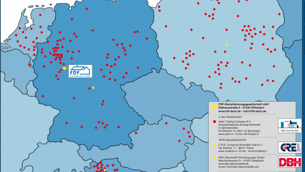 Die FDF ist mit über 210 Standorten in fünf Ländern vertreten.