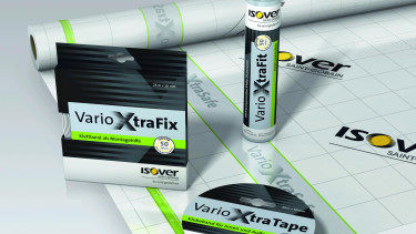 Dampfbremsfolie mit Klettfunktion