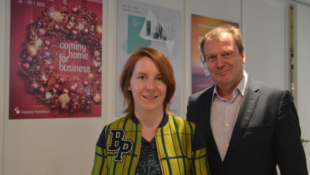 Julia Uherek, Group Show Director, Consumer Goods der Messe Frankfurt, und Andreas Reiter vom ZTB Zukunftsbüro Wien haben sich auf der Pressekonferenz zur Christmasworld 2020 Gedanken über die Herausforderungen des Handels gemacht.