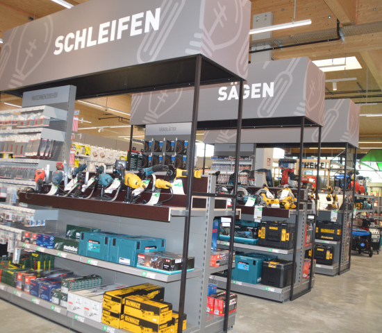 So werden Elektrowerkzeuge präsentiert.
So werden Elektrowerkzeuge präsentiert.