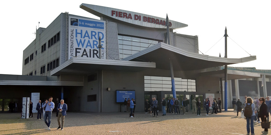 Beide Hallen der Fiera di Bergamo waren ausgebucht. Zusätzlich waren im Außenbereich Demoflächen eingerichtet.