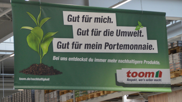 Toom hat 2008 eine Nachhaltigkeitsstrategie formuliert, die nach und nach umgesetzt wird. 