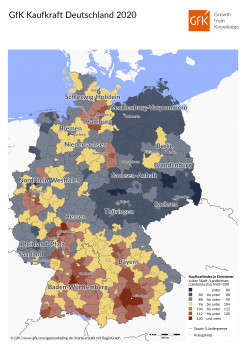 GfK: Die Kaufraft pro Einwohner