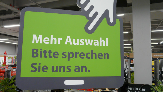 Der Online-Handel im Warengruppen-Cluster Freizeit - wie hier zum Beispiel von Dehner als Cross-Channel-Handel praktiziert - weist überdurchschnittlich hohe Wachstumsraten auf.