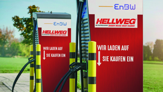 So sollen die Ladesäulen aussehen, die an den Hellweg-Standorten errichtet werden. So sollen die Ladesäulen aussehen, die an den Hellweg-Standorten errichtet werden.