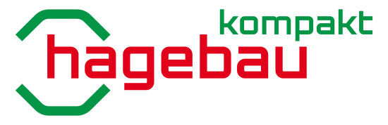 Logo von Hagebau kompakt. Logo von Hagebau kompakt.