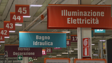 Baumärkte in Italien zur Jahresmitte 0,9 Prozent im Minus