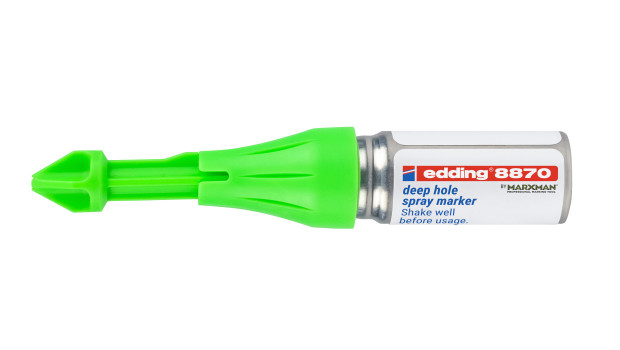Edding, Bohrloch-Spraymarker Edding, Bohrloch-Spraymarker