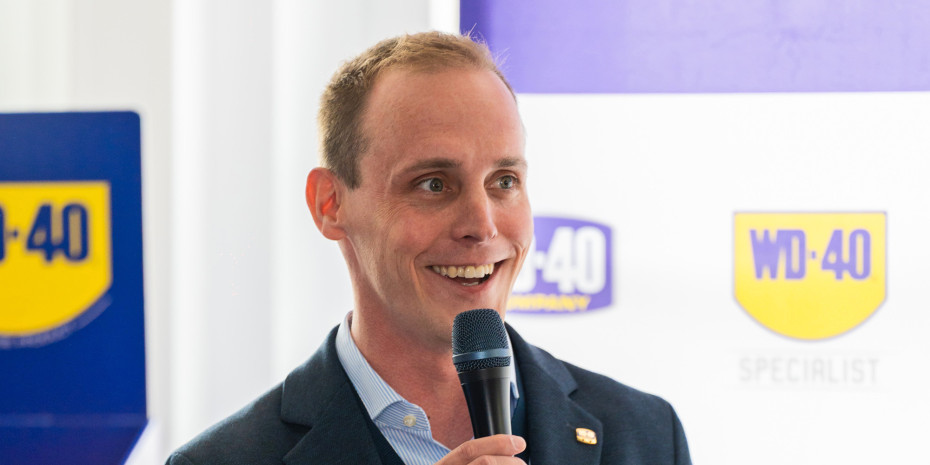 Daniel Kalisch ist DACH-Geschäftsführer von WD-40. Daniel Kalisch ist DACH-Geschäftsführer von WD-40.