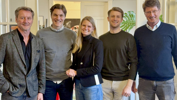 Next Level bei Scheurich (v. l.): Hans-Jürgen Herr, Philipp Baier, Caroline Baier, Max Baumann und Peter Baumann.