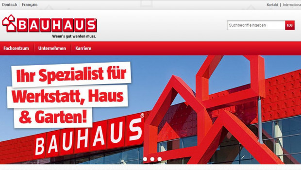 Die Luxemburger Website von Bauhaus steht auf Deutsch und Französisch, nicht jedoch in der dritten Amtssprache Luxemburgisch („Lëtzebuergesch“) zur Verfügung.