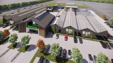 Neues Gartencenter ganz ohne fossile Brennstoffe entsteht