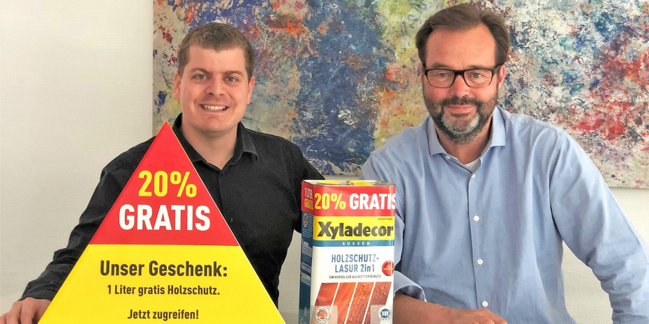 AkzoNobel, Silvio Bucher (links) und Dierk Schloßhauer